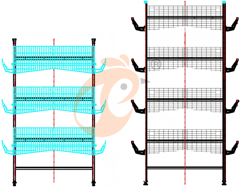 day old chicken cage design