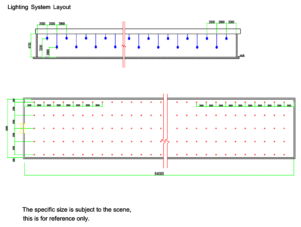 Layer house, 50,706 layers/house, H5 automatic layer chicken cage's house drawing