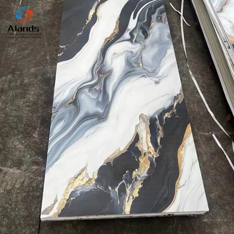Tablero de panel de mármol de PVC Hoja de mármol de PVC 