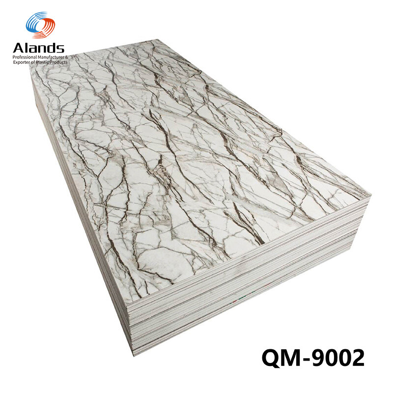 Nuevo panel de pared spc para decoración de interiores, lámina de mármol de pvc