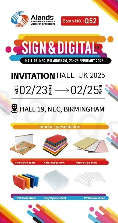 Alands Plastic to Exhibit at Sign & Digital UK 2025