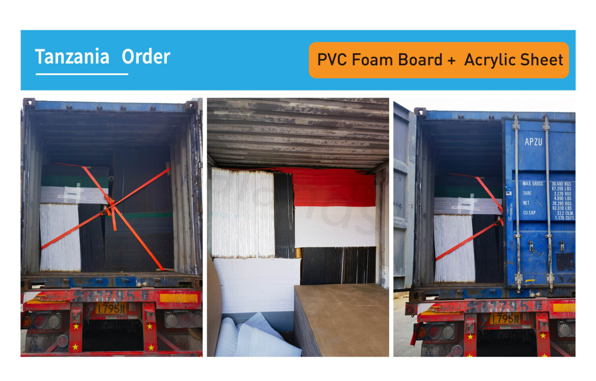 Export of PVC Foam Board and Acrylic Sheet