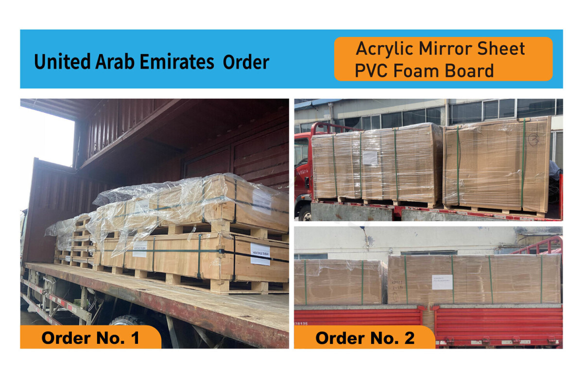 Acrylic Mirror Sheets & PVC Foam Boards Ready for Export Acrylic Mirror Sheets & PVC Foam Boards Ready for Export