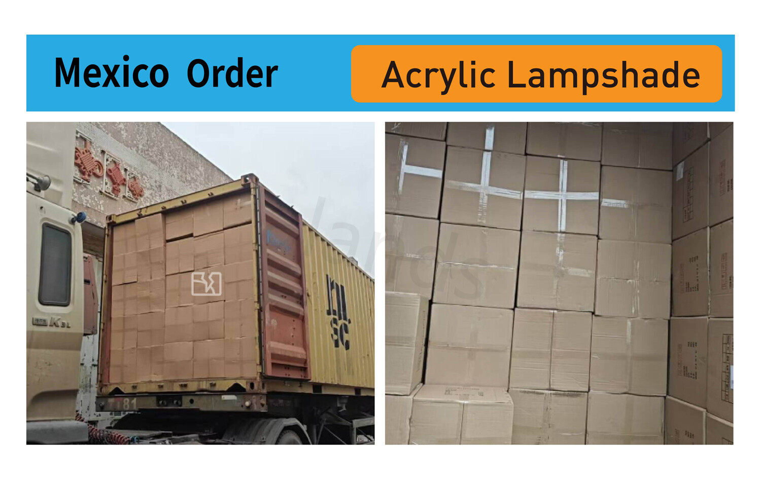 Esferas acrílicas enviadas con éxito