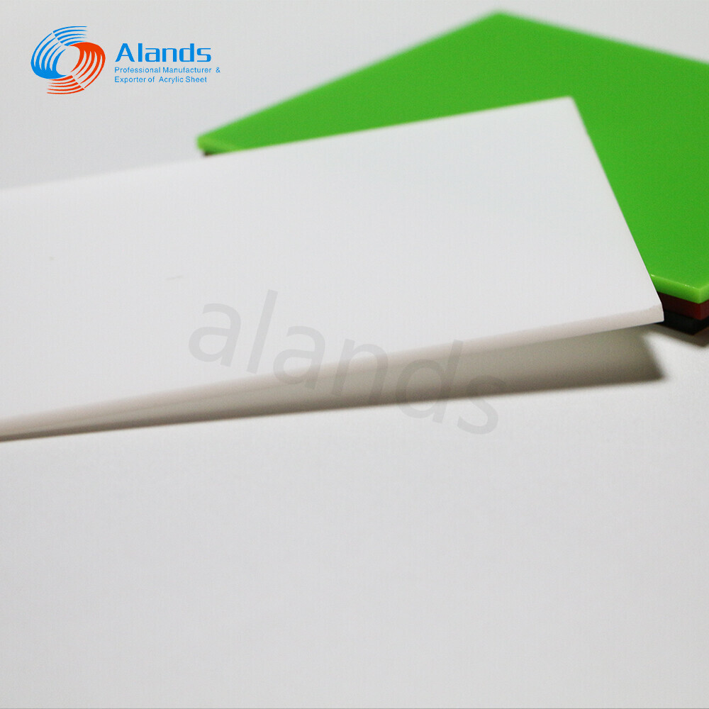 Placa acrílica esmerilada verde