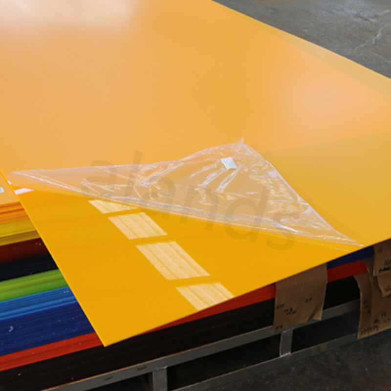 Lámina Acrílica Amarillo Brillante – Panel Plástico Resistente, Ligero y Versátil