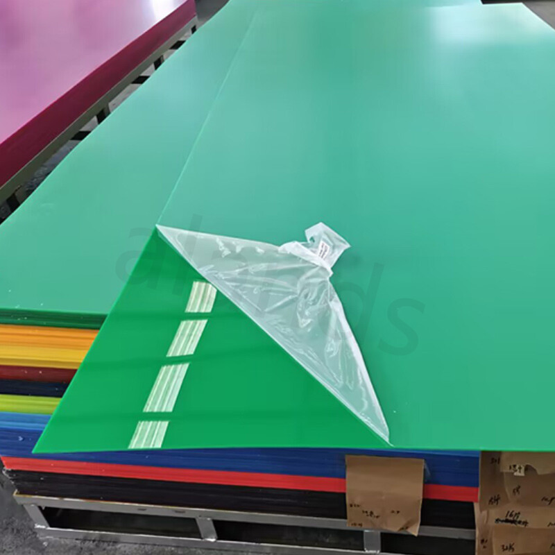 Lámina Acrílica Verde – Grado Industrial, Tamaños Personalizados y Suministro al por Mayor