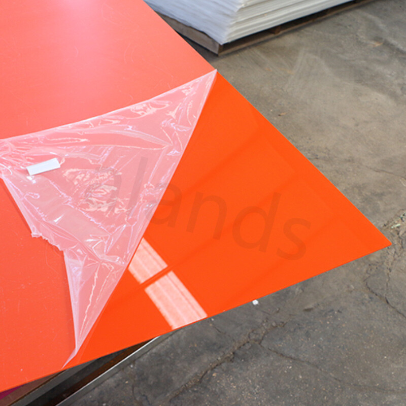Lámina Acrílica Naranja – Grado Industrial, Medidas Personalizadas y Venta al por Mayor