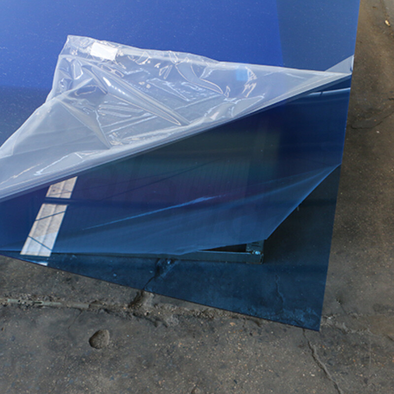 Lámina de plexiglás azul translúcido | Panel de PMMA semitransparente