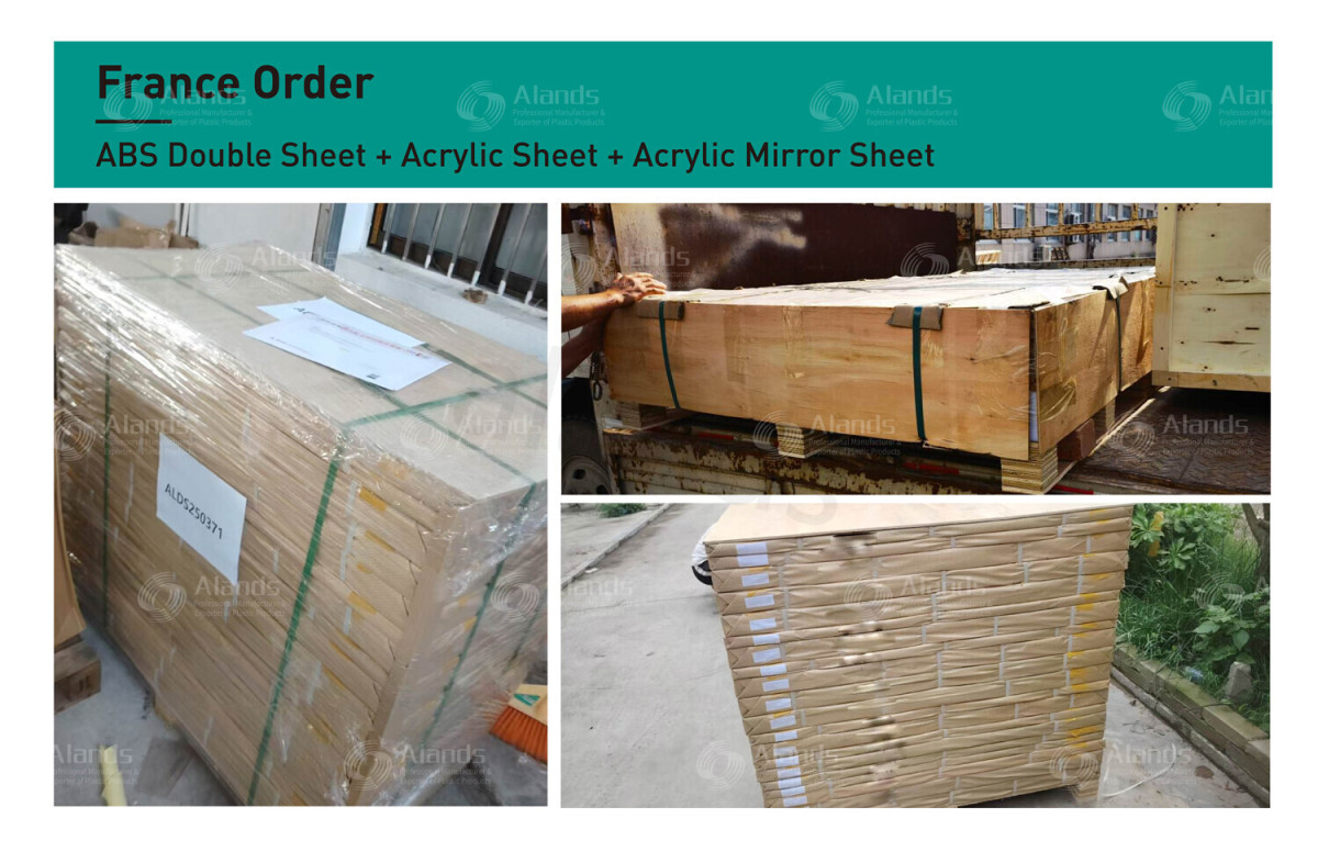 ABS Double Sheet & Acrylic Mirror Sheet Export to France
