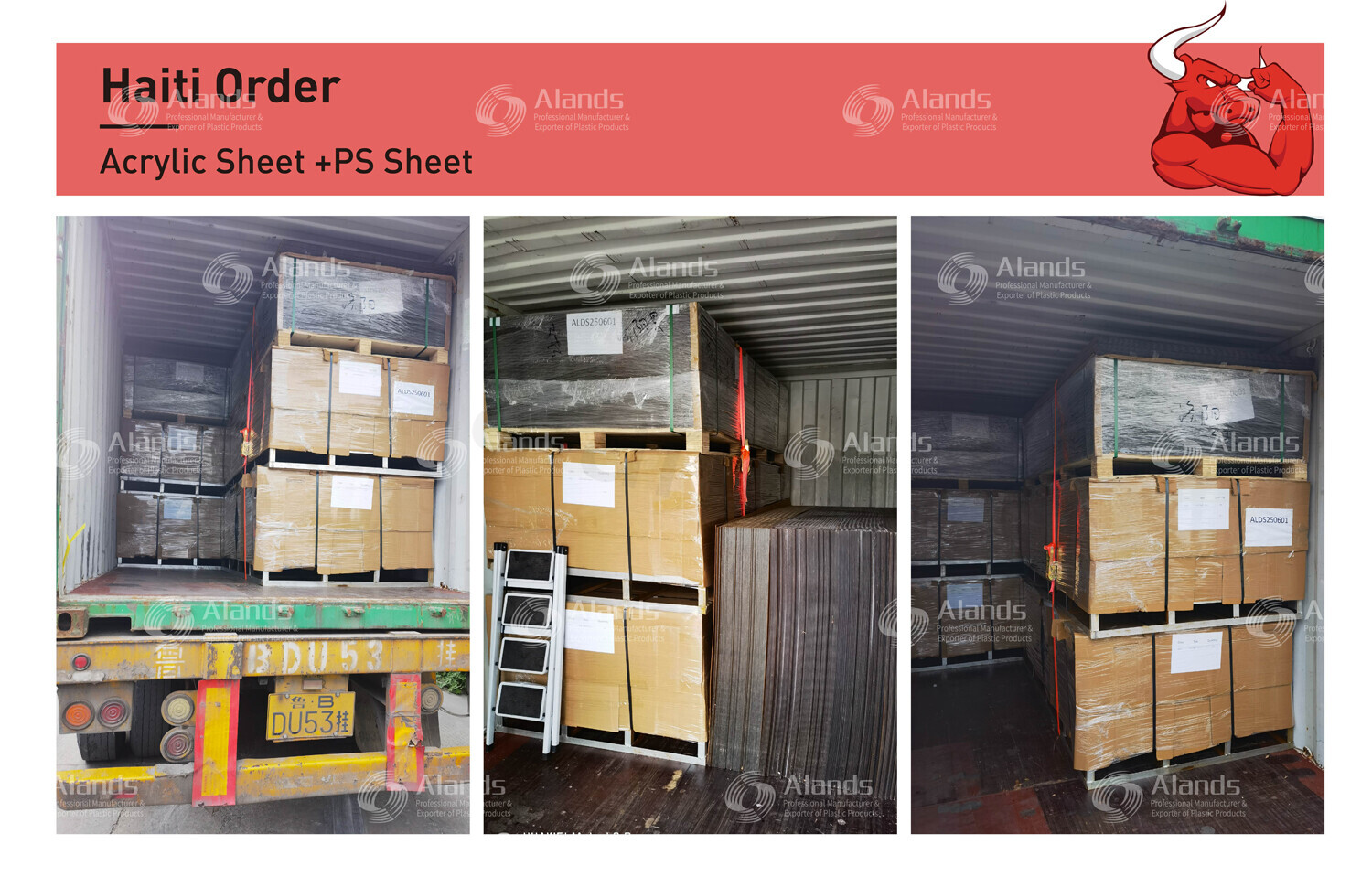 Lámina acrílica en Haití. Lámina de PS en Haití