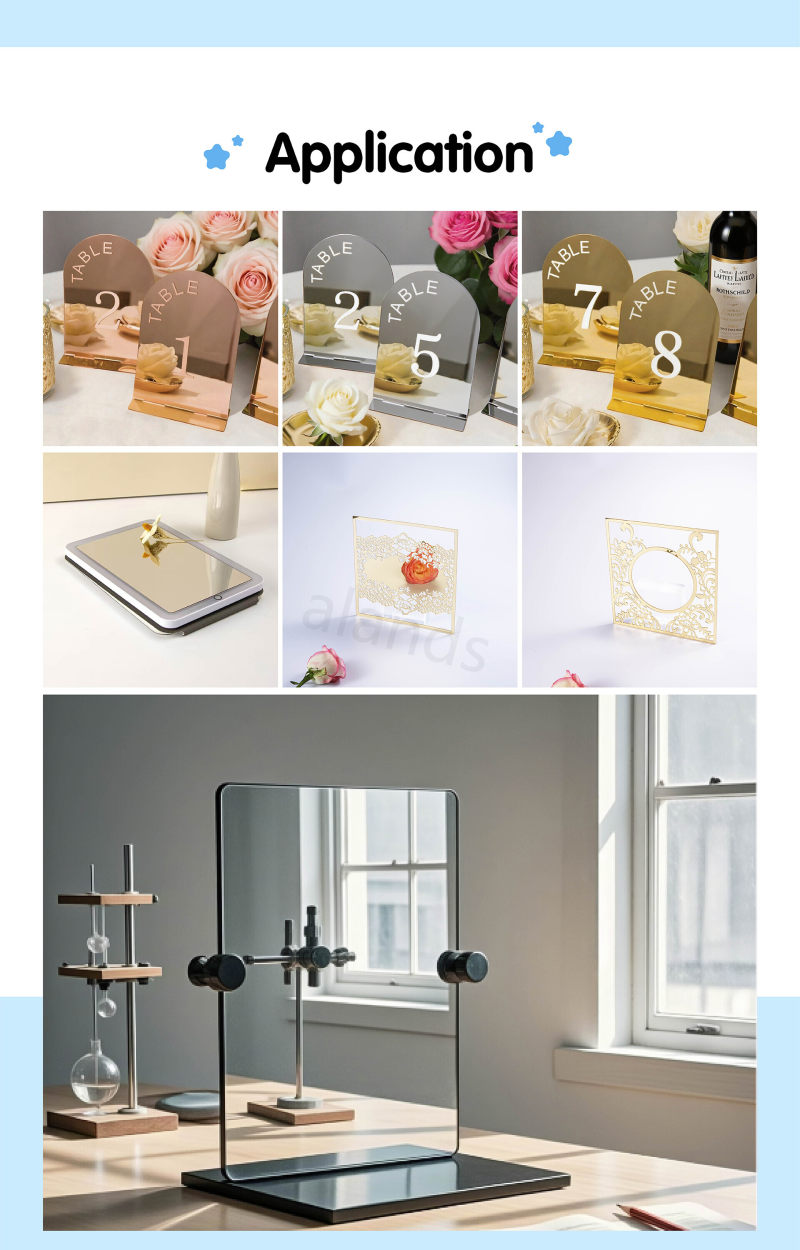 Applications of Perspex Mirror Sheets