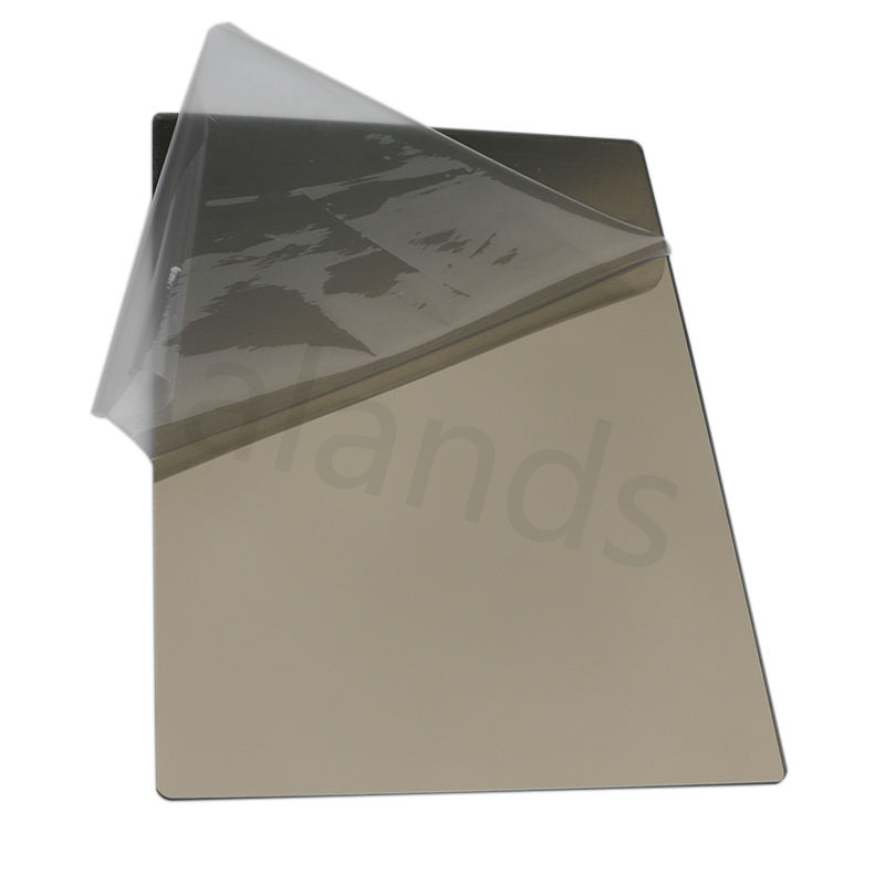 Fabricante Panel de Espejo Acrílico Dorado Claro de Mayor Venta 4ft X 8ft
