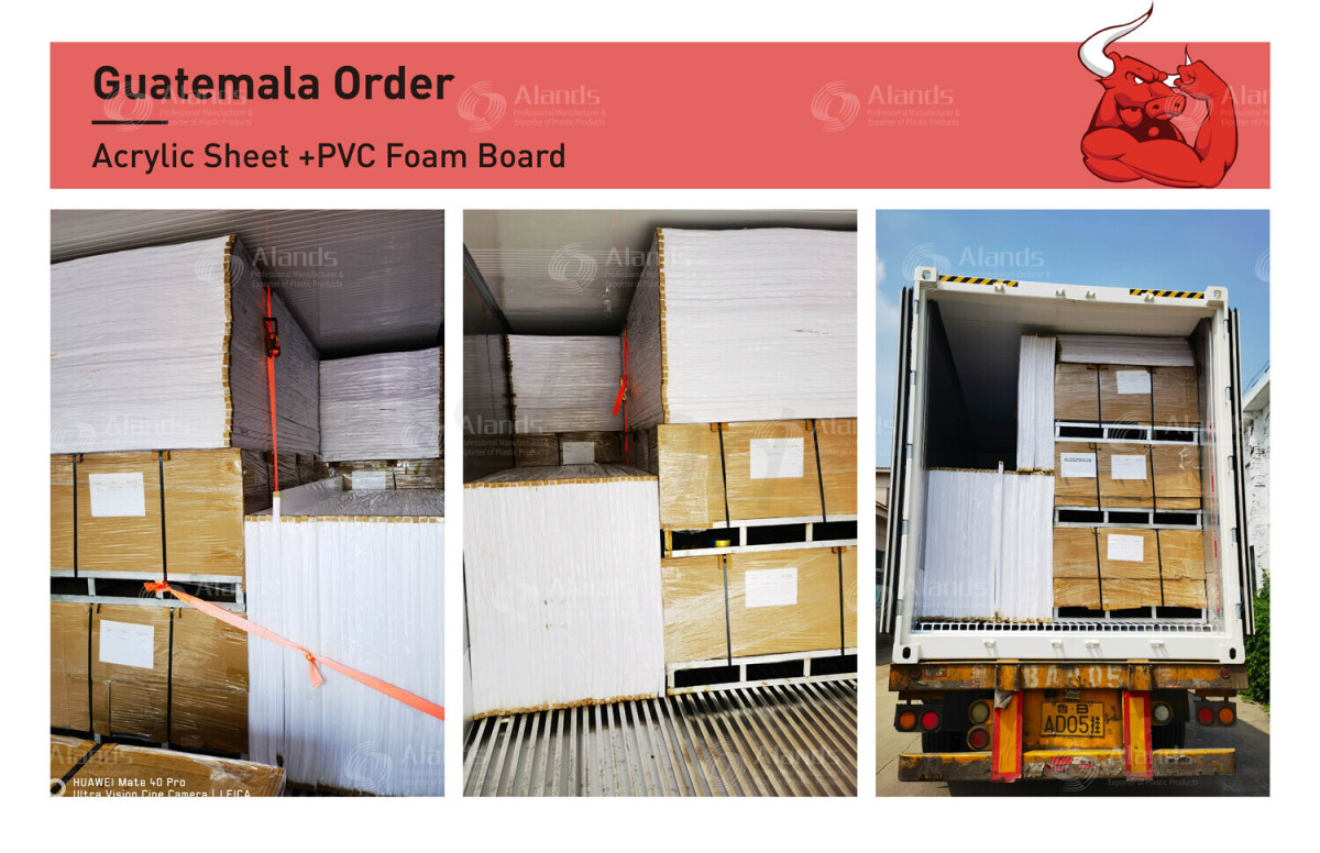 Guatemala Acrylic Sheet & PVC Foam Board Export Project