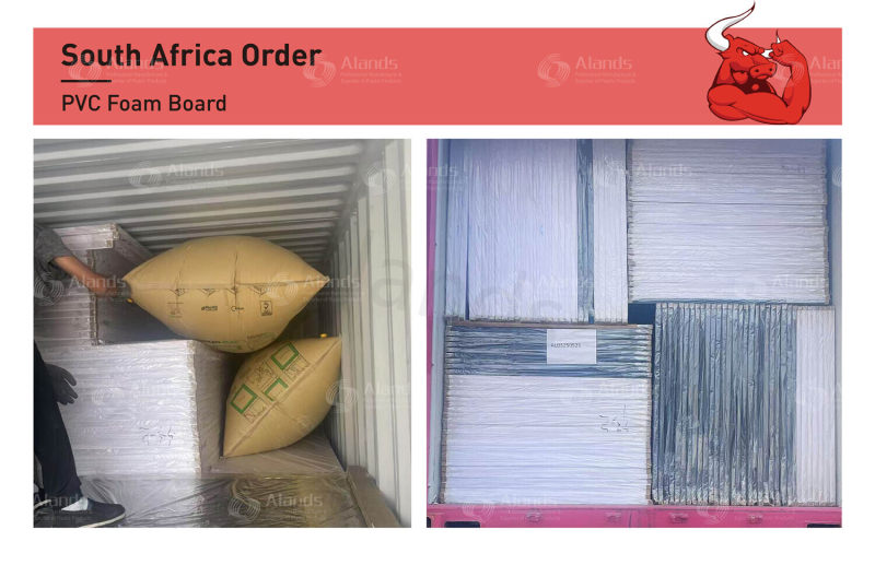 South Africa PVC Foam Board Container Shipment