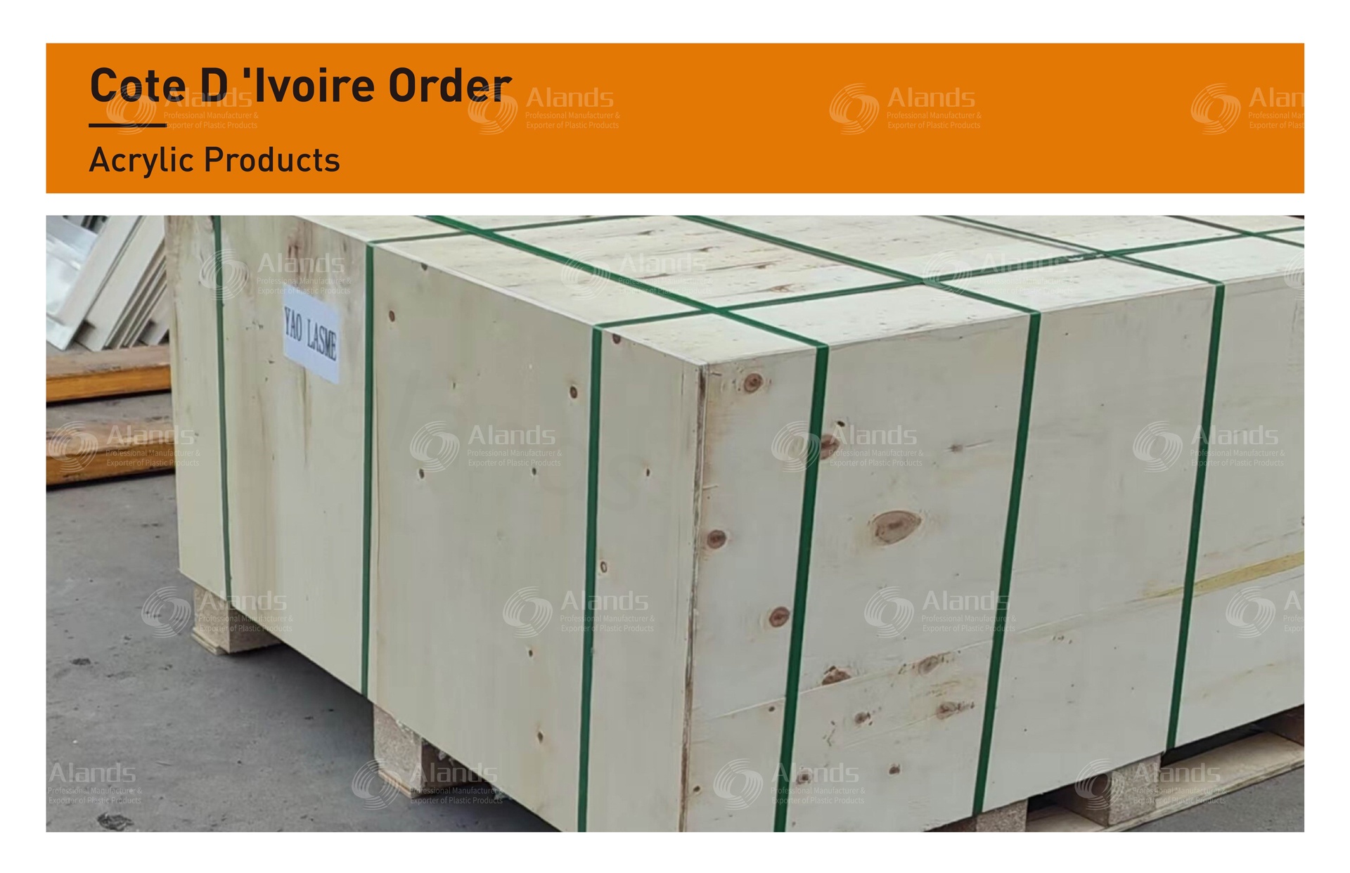 Láminas y Productos de Espejo para Embalaje de Exportación en Acrílico