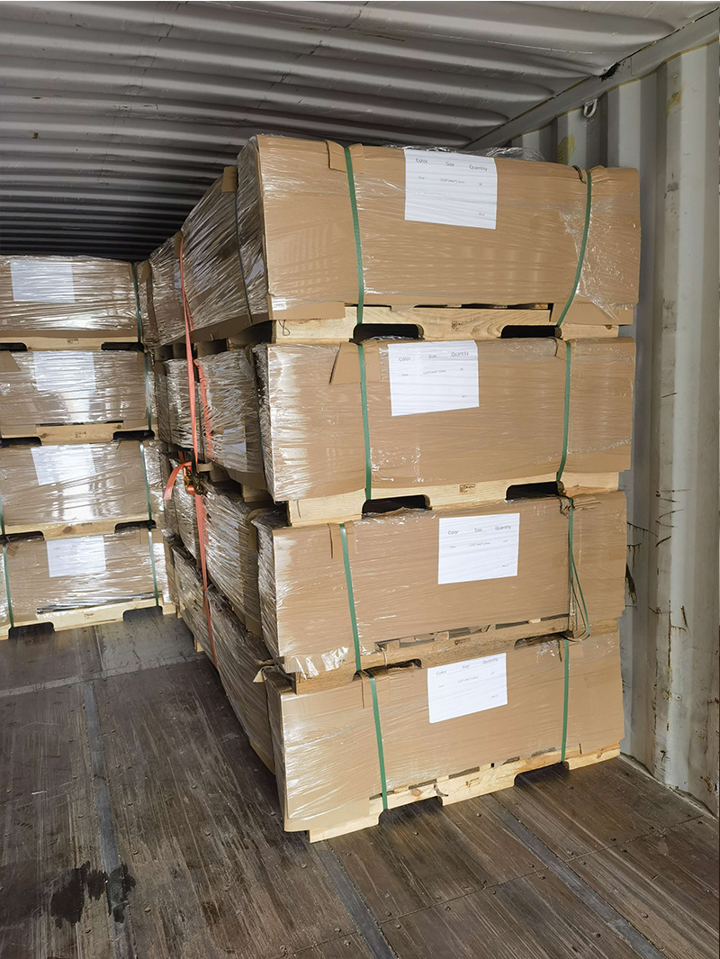 Lámina acrílica y tubo acrílico enviados a Estados Unidos