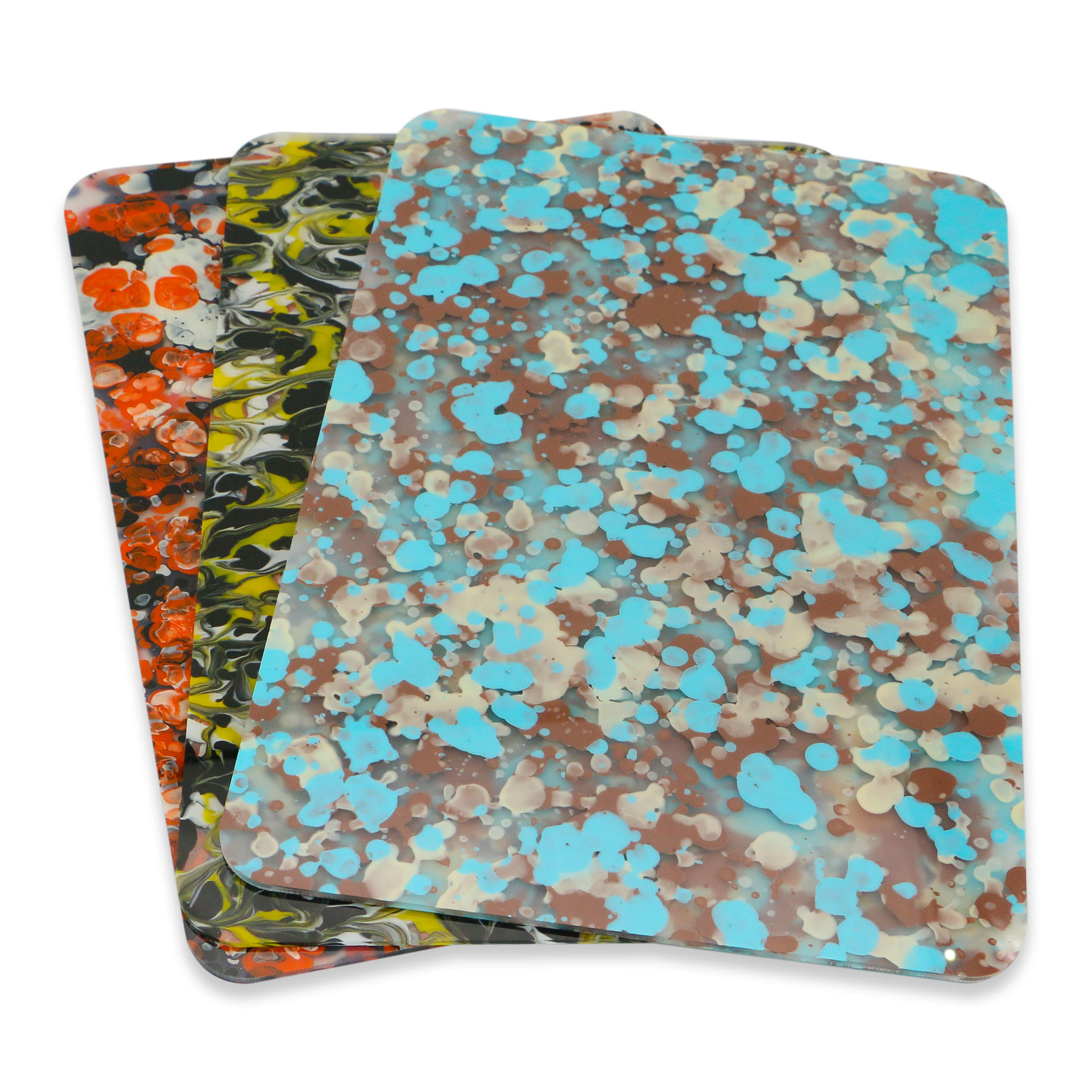 Hoja acrílica de mármol de colores al por mayor