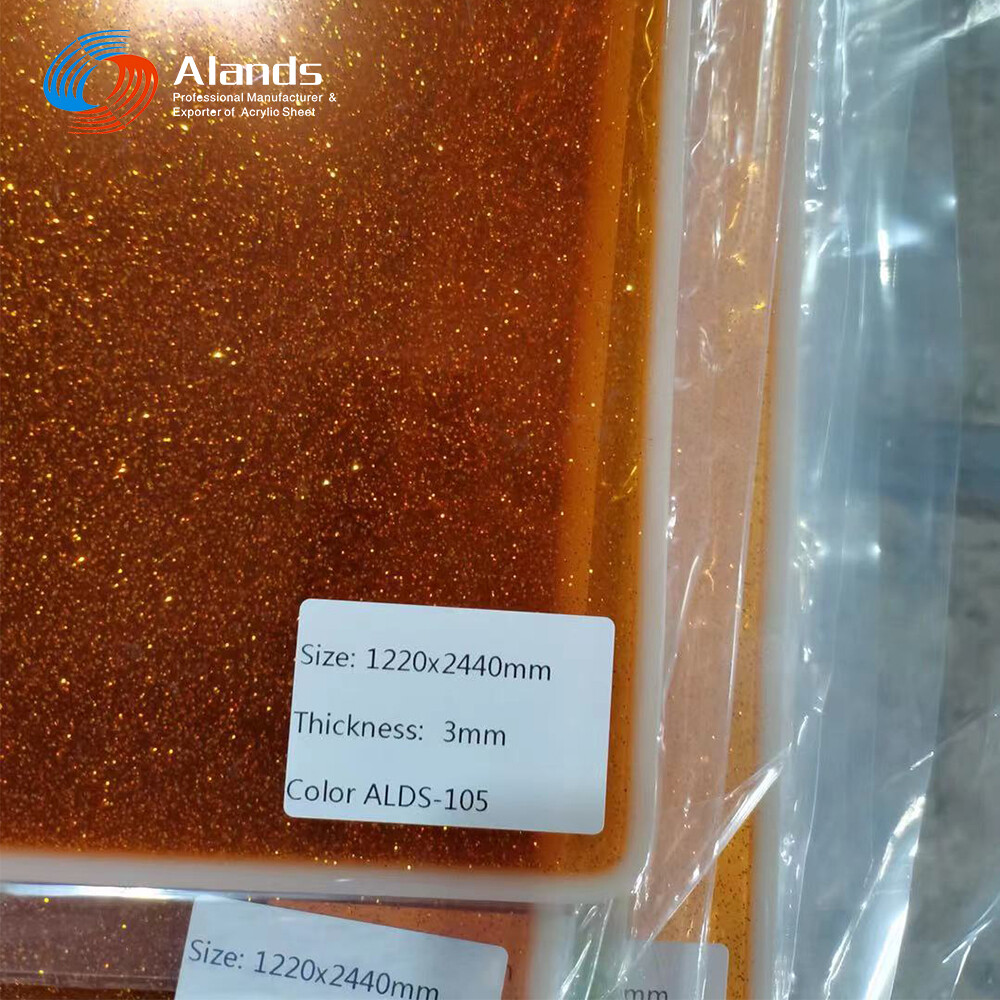 صفيحة أكريليك لامعة بألوان غنية