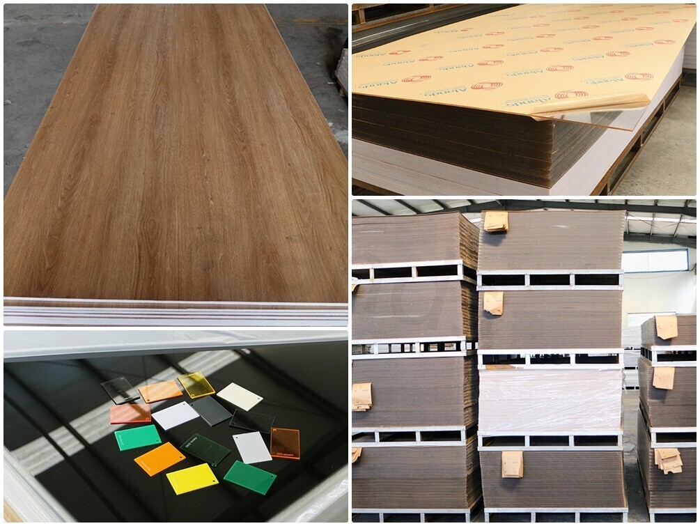 Container of Acrylic and PVC Boards (3)