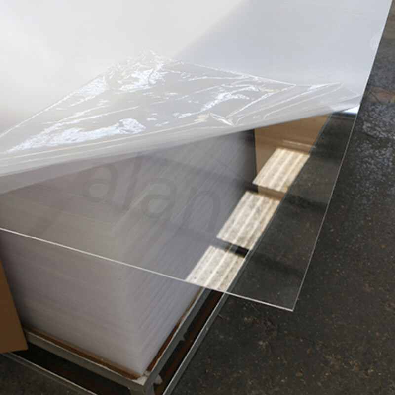 لوح أكريليك 4 × 8 أكريليك 1/2 بوصة - توريد ألواح زجاج شبكي شفاف بالجملة