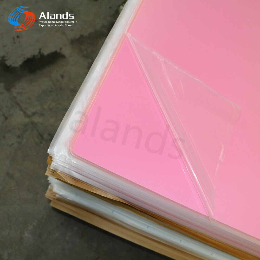 لوح الأكريليك الوردي - لامع، متين وسهل التصنيع