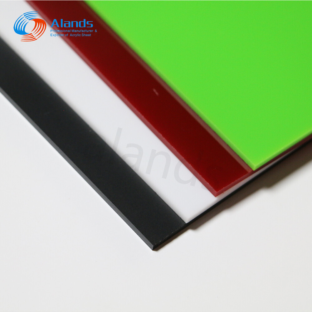 لوح أكريليك أخضر بلوري بلوري