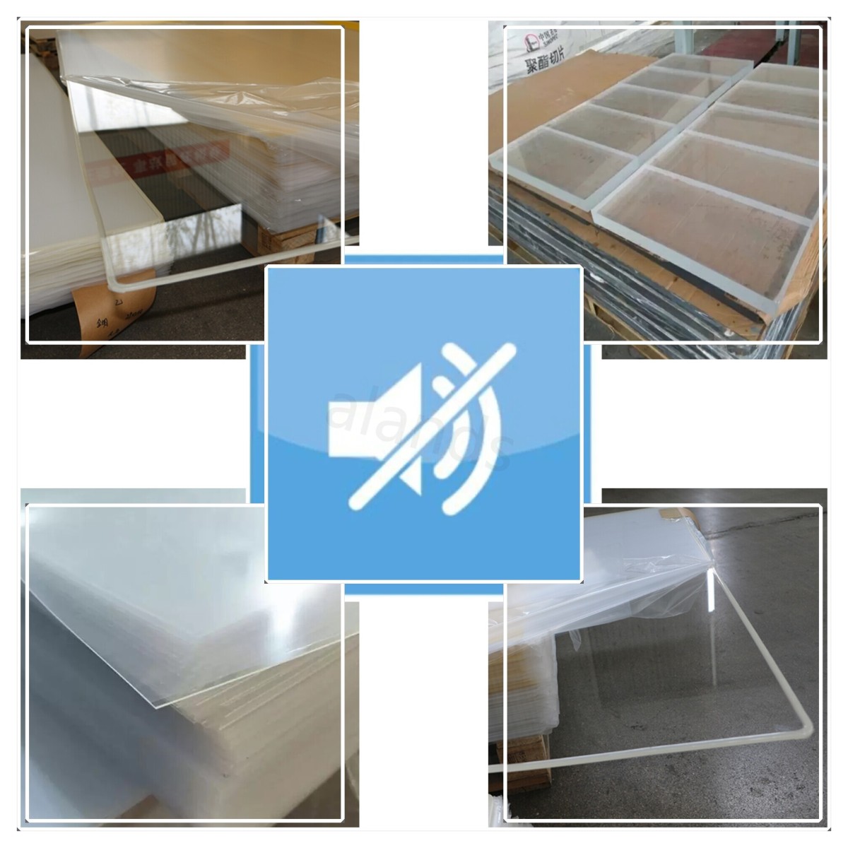 What is the best transparent soundproof material