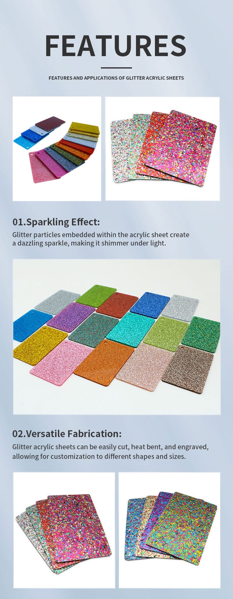Glitter acrylic sheet details page (2) Glitter acrylic sheet details page (2)
