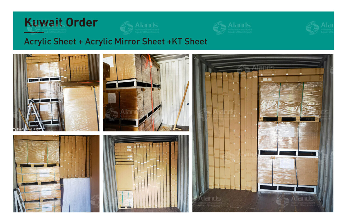 Alands Ships Acrylic, Acrylic Mirror & KT Sheets to Kuwait Alands Ships Acrylic, Acrylic Mirror & KT Sheets to Kuwait