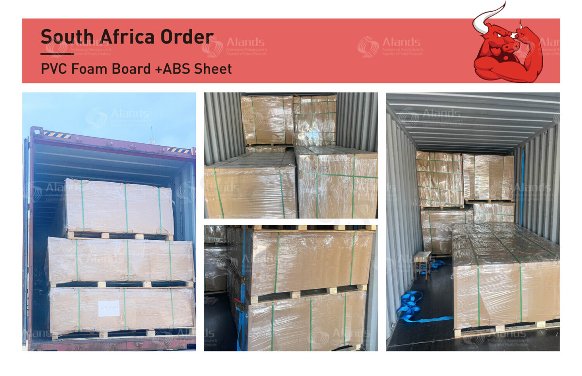 PVC Foam Board and ABS Sheet Export to South Africa Market PVC Foam Board and ABS Sheet Export to South Africa Market