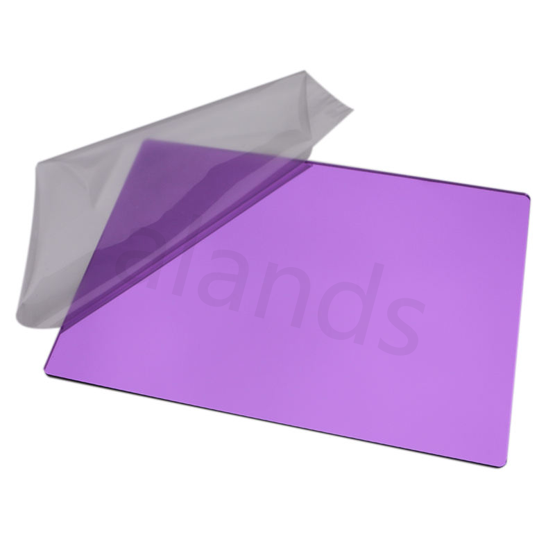 الصانع الأكثر مبيعًا لوح مرآة الأكريليك الذهبي الفاتح 4 × 8 قدم