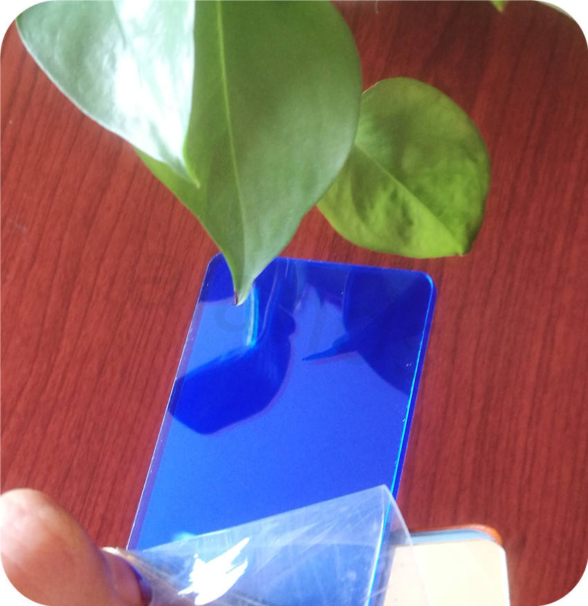 لوح مرآة أكريليك فضي ذهبي بسماكة 2 مم من الأكريليك