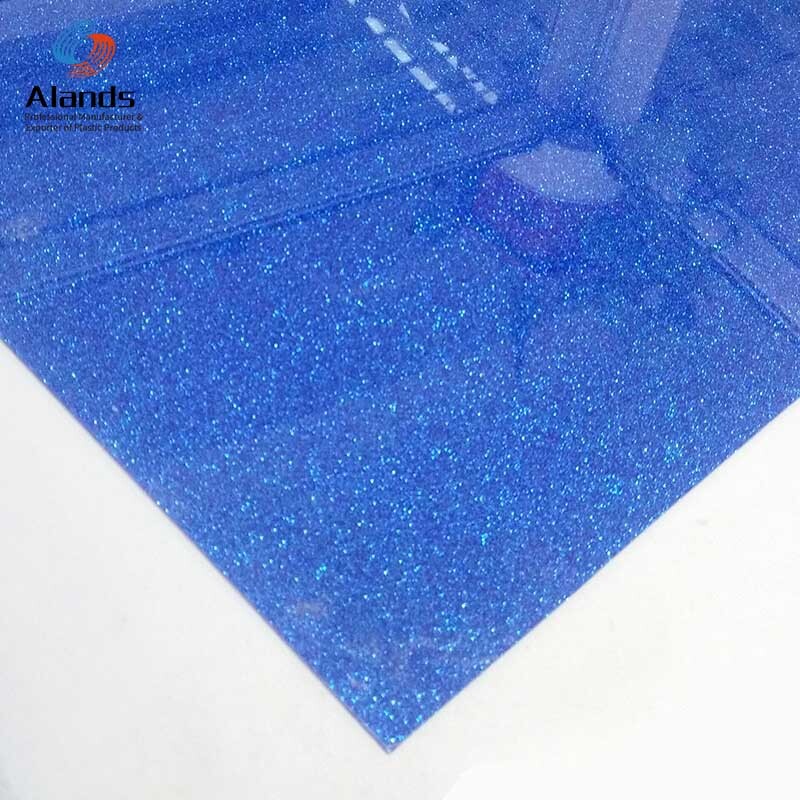 Plaque acrylique pailletée