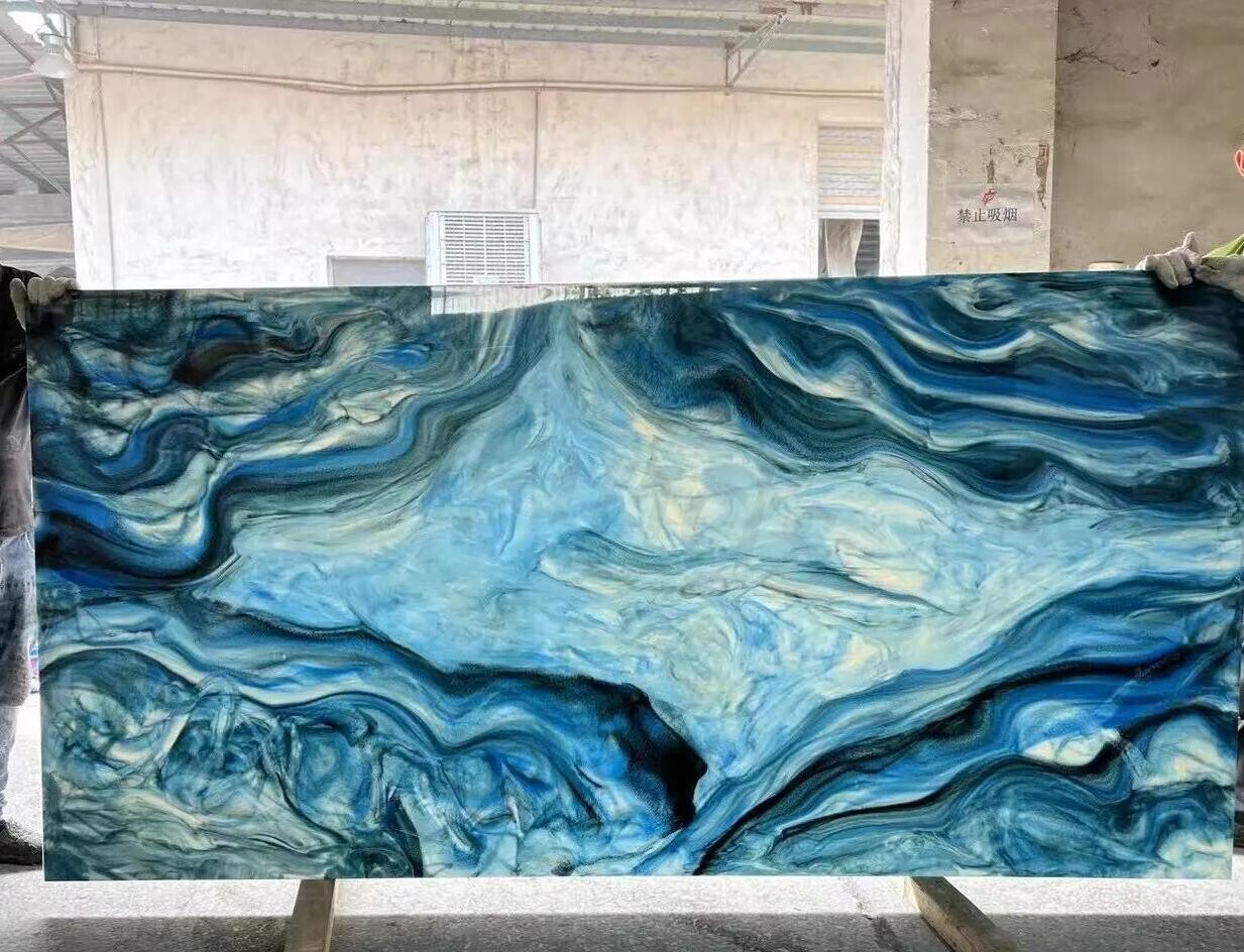 Comment obtenir un effet marbré avec de l'acrylique ?