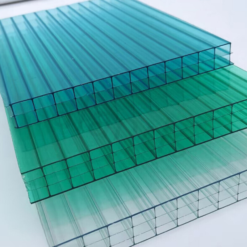 Feuille creuse colorée en polycarbonate et feuille solaire en PC