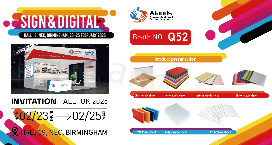 Alands Plastic exposera au salon Sign & Digital UK 2025