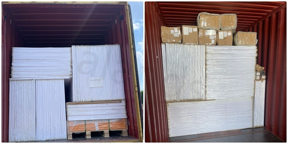 PVC Sheet 40HQ Export Case - Arménie