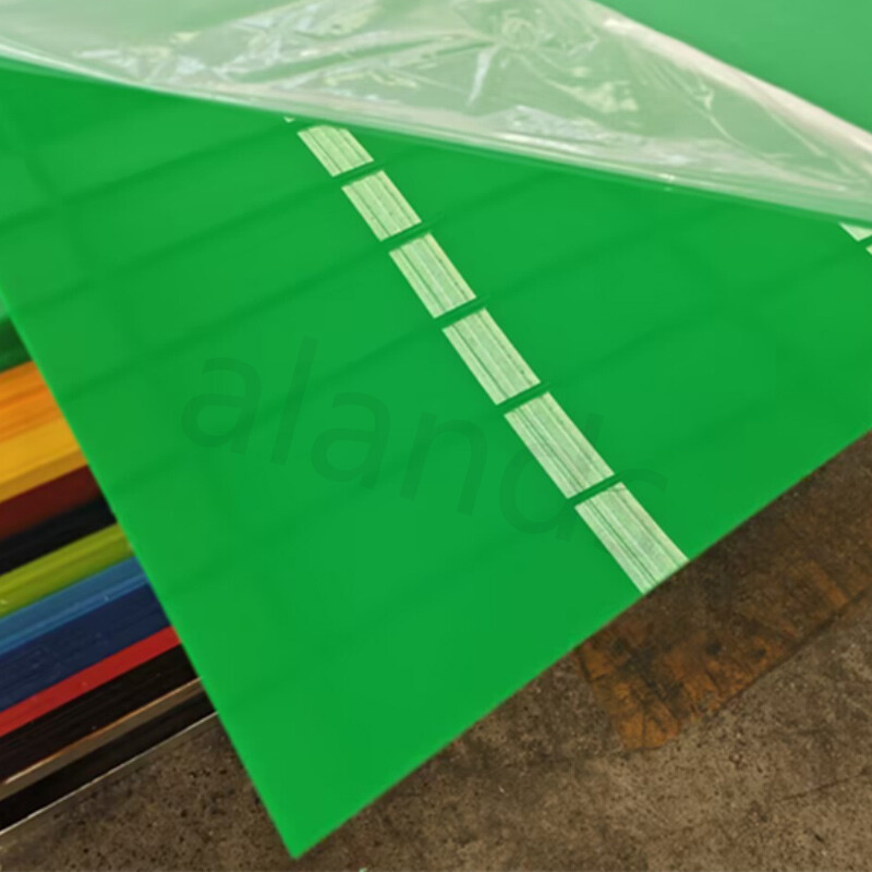 Plaque acrylique verte – Qualité industrielle, tailles personnalisées et approvisionnement en gros
