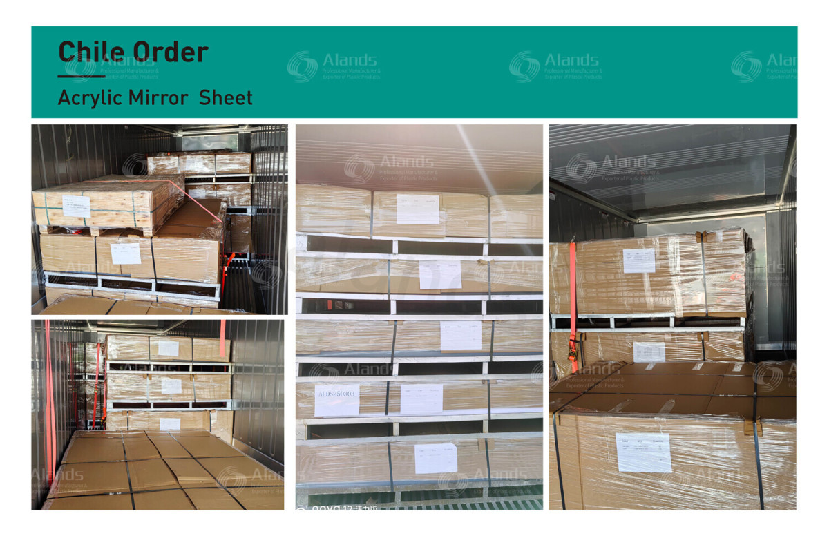 Mirrored Acrylic Sheets Shipped to Chile