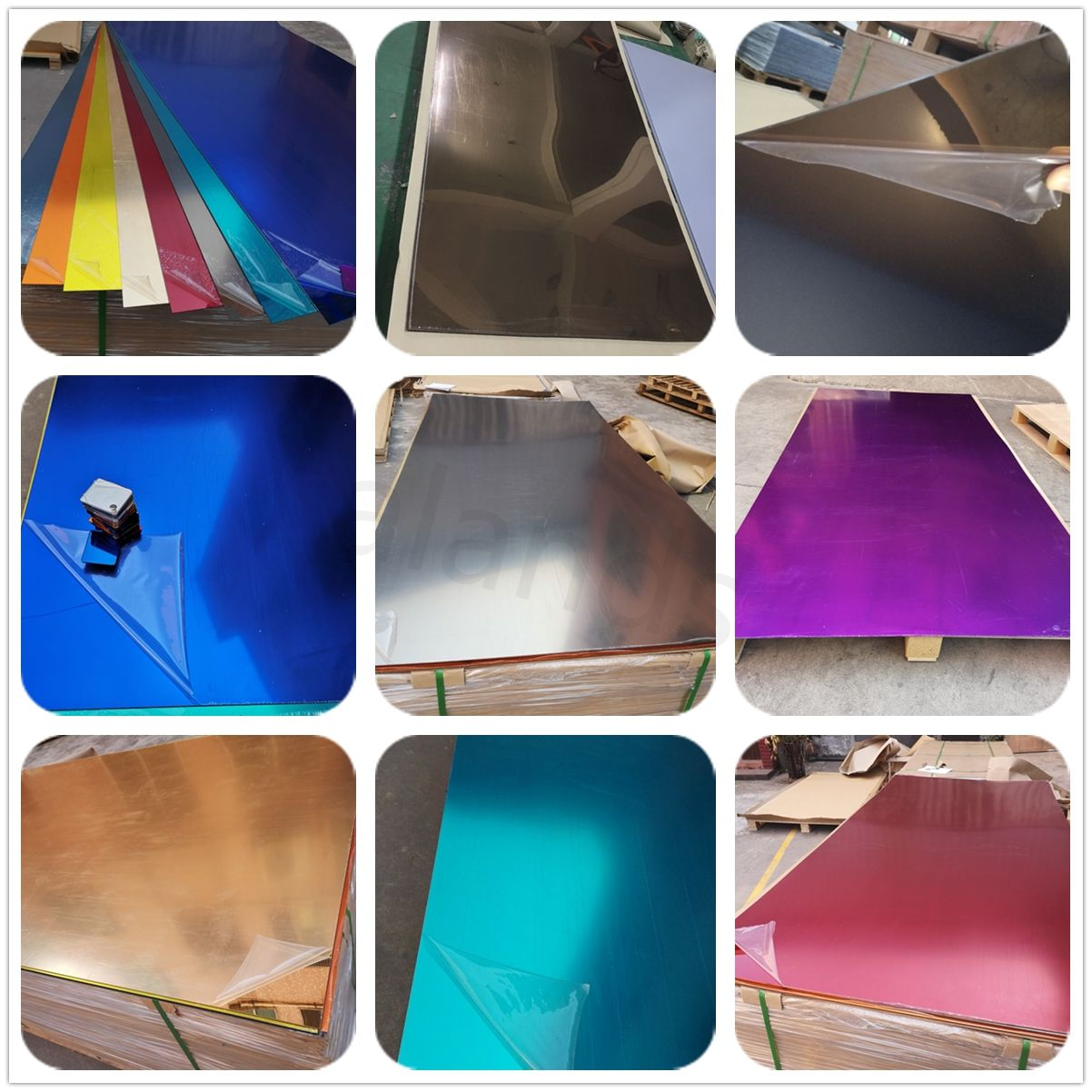 Panneau en acrylique miroir coupé sur mesure