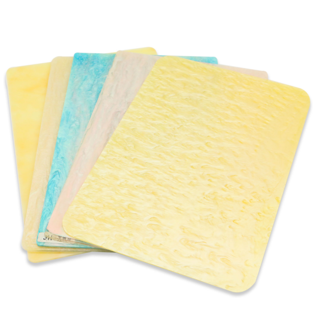 Feuille acrylique en marbre