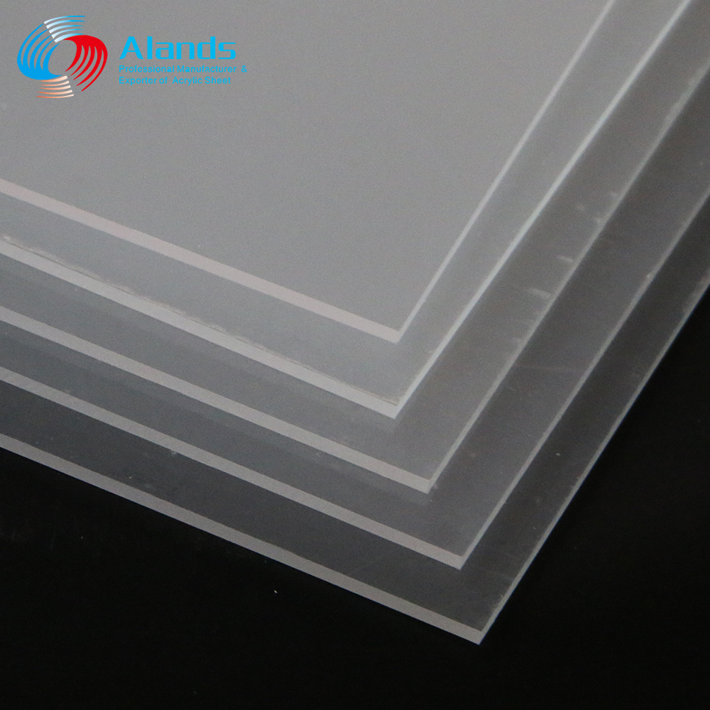 Feuille acrylique givrée