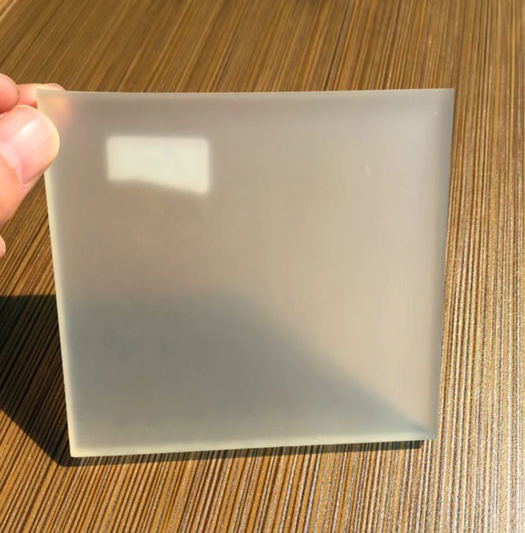 Feuille acrylique givrée PMMA 100 % vierge