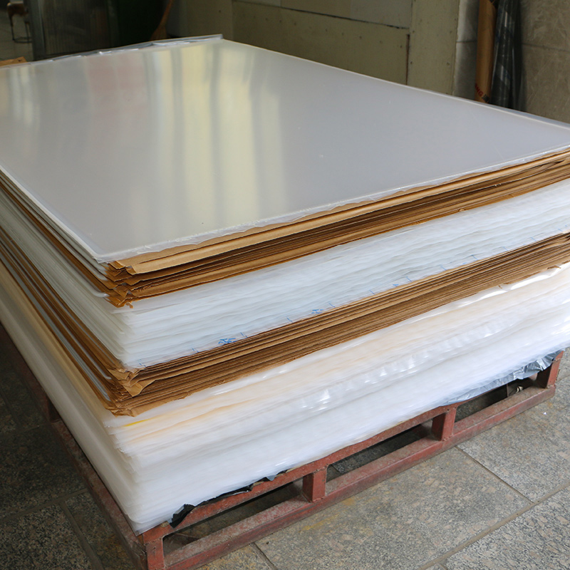 Feuille de plexiglas transparente