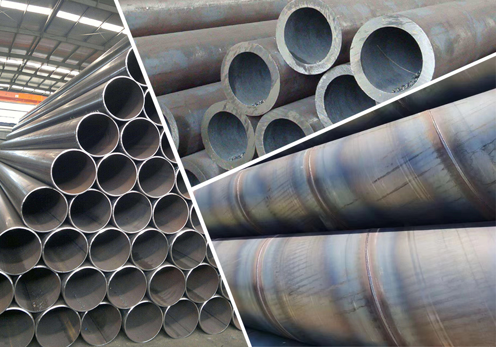 The difference between carbon steel seamless steel pipe, straight seam welded steel pipe and spiral welded steel pipe