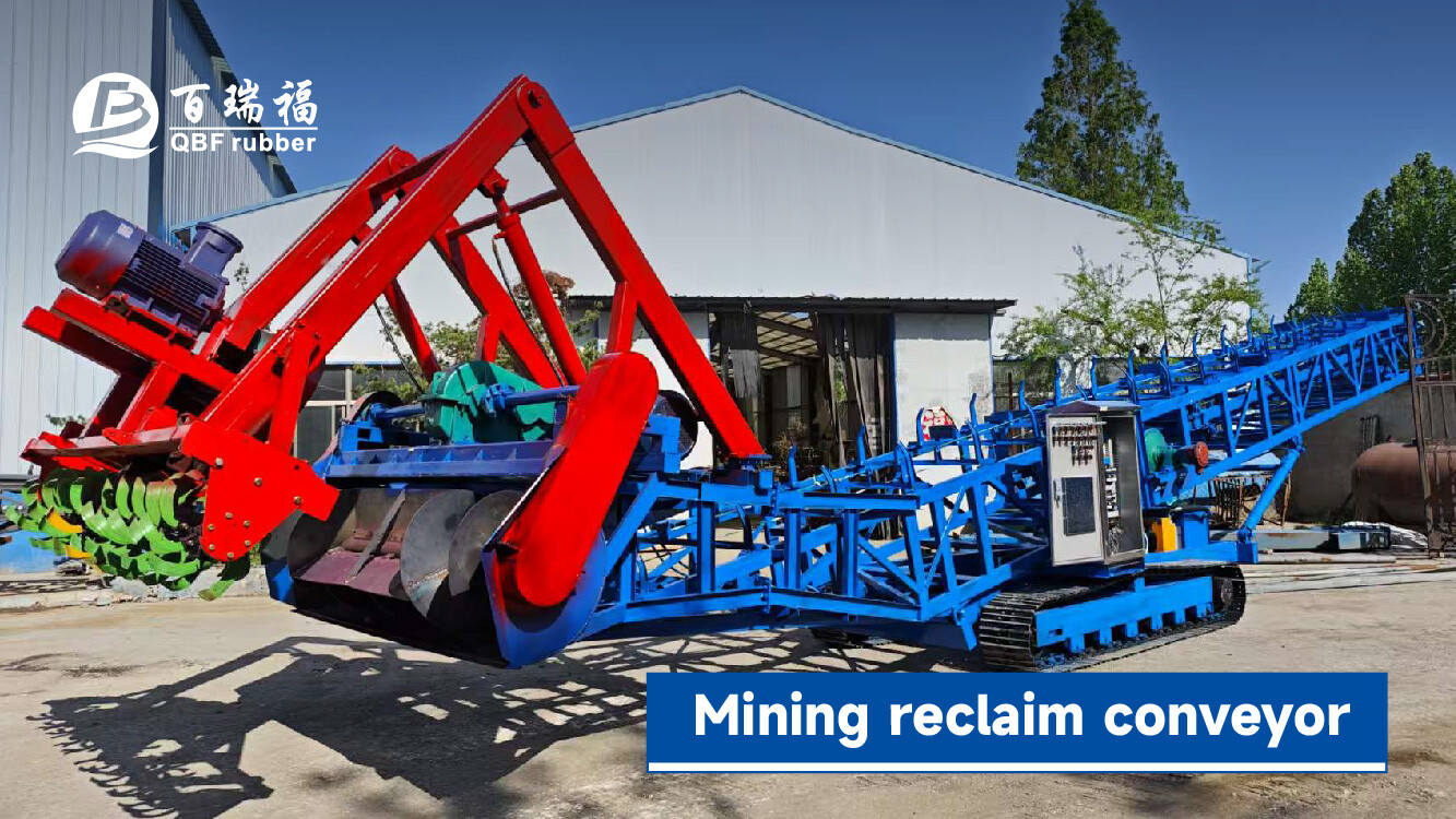 QBF rubber Mobile Automated Conveyor System 