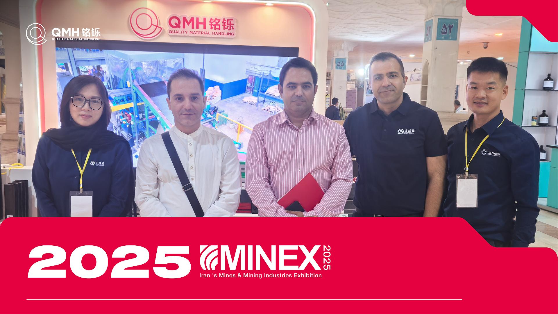 QBF rubber made an appearance at the Iran International Mining Exhibition MINEX.
