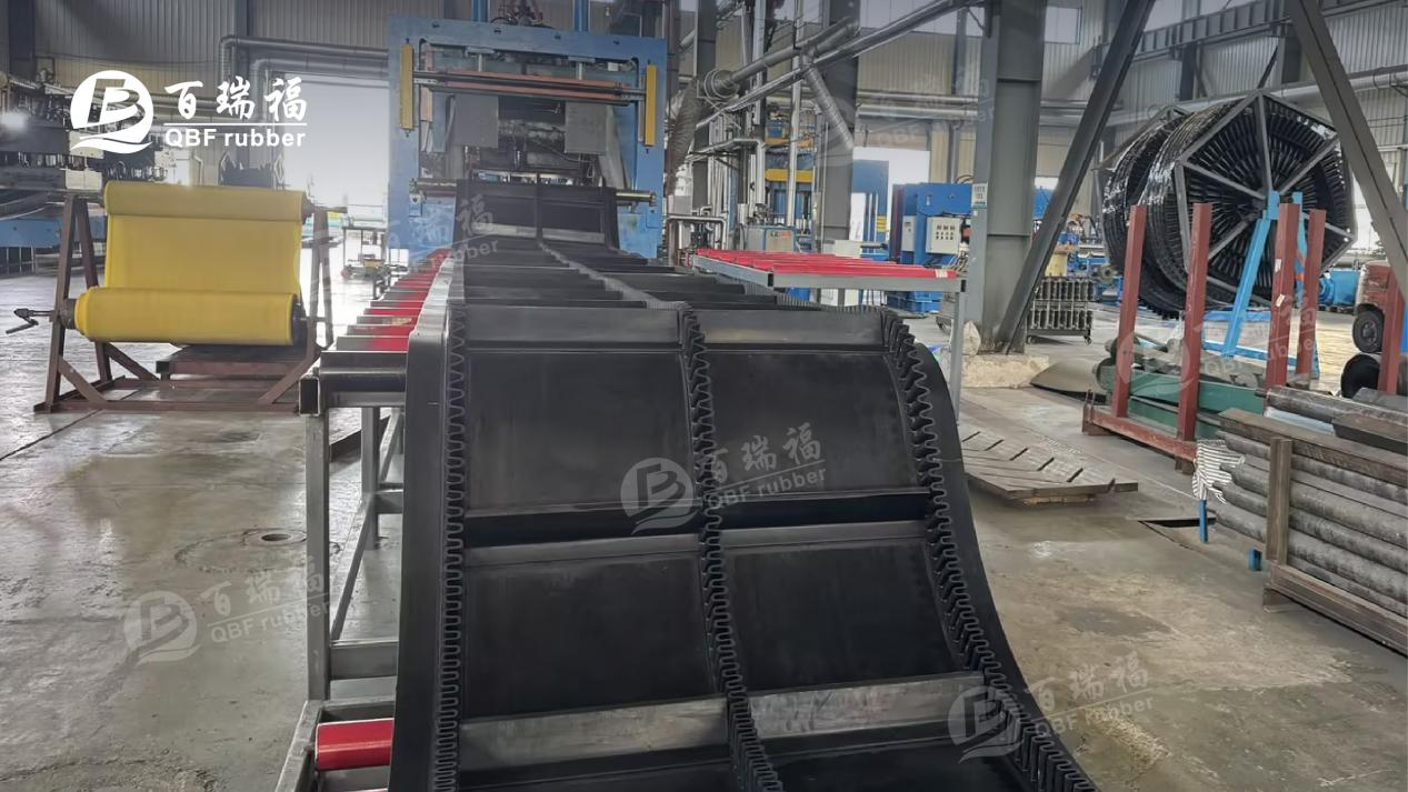 QBF rubber Custom Double Row Sidewall Conveyor Belt QBF rubber Custom Double Row Sidewall Conveyor Belt