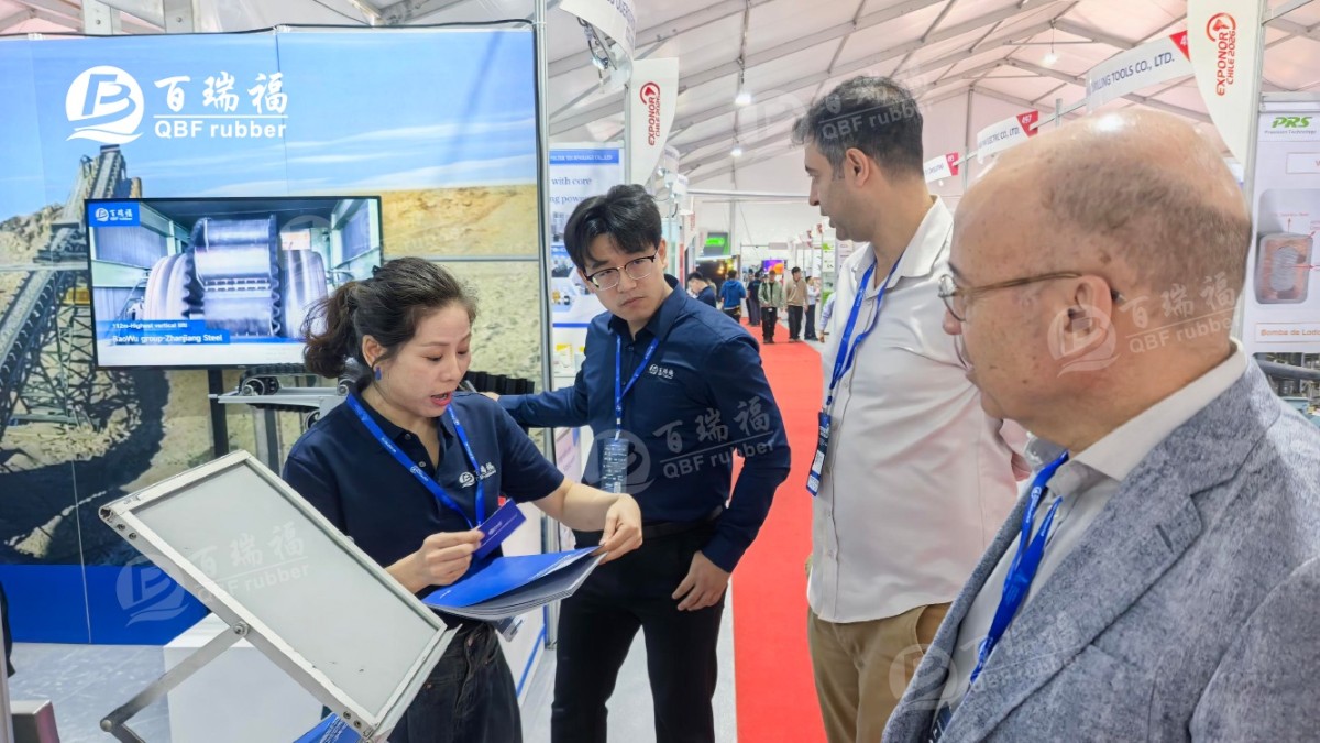QBF rubber Shines at EXPONOR 2026: High-Efficiency & Energy-Saving Mining Conveyor Solutions